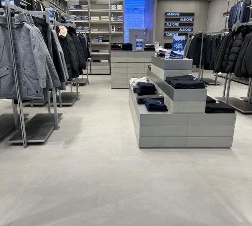 Микроцемент по плитке в магазине ALBIONE
