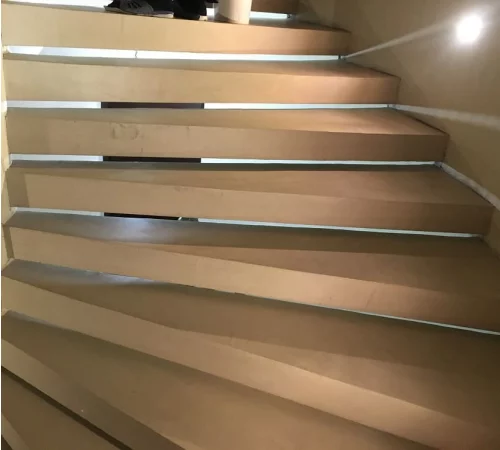 Лестница из микроцемента