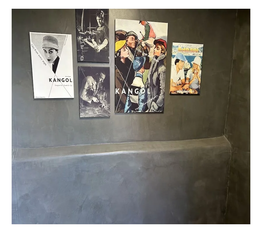 Отделка стен микроцементом