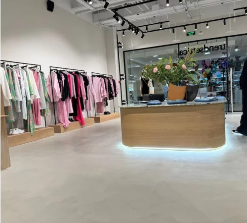 Микроцемент по плитке в магазине Trendsetica