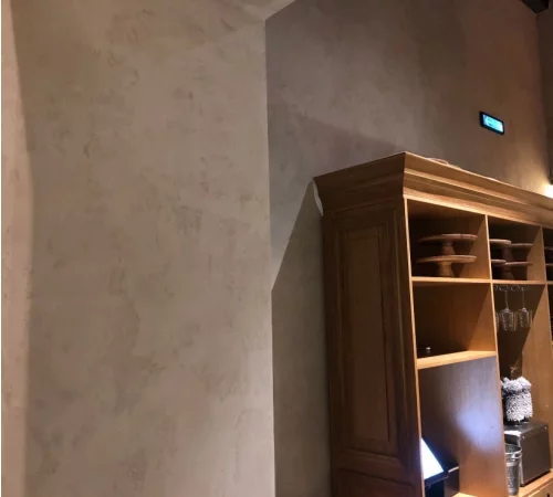 Пол из микроцемента в ресторане Цони Мацони Иваново