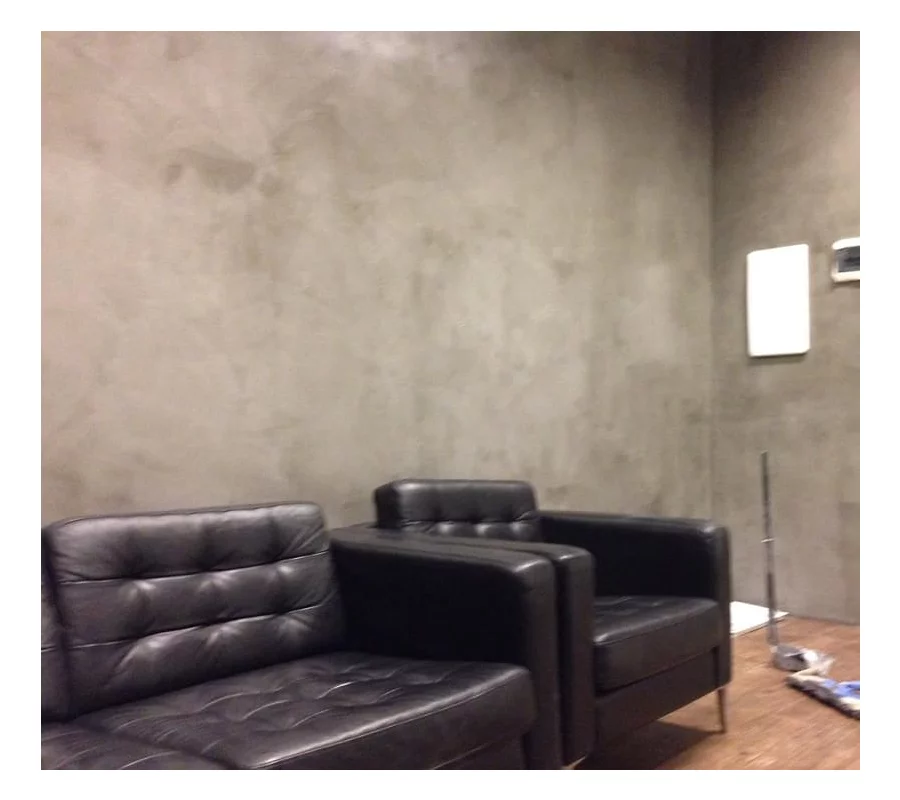 Штукатурка микроцементом стен